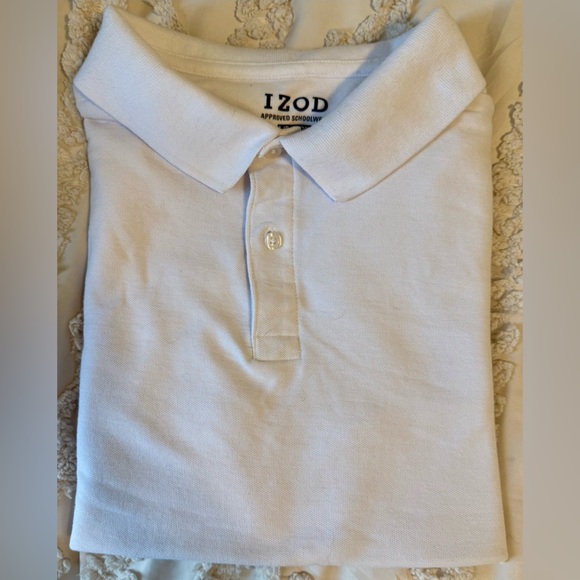 Izod Classic White Polo Mens Large - Picture 1 of 4